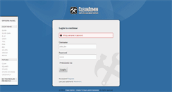 Desktop Screenshot of clean-admin.webfactoryltd.com