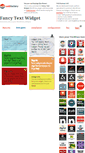 Mobile Screenshot of fancy-text-widget.webfactoryltd.com