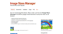 Desktop Screenshot of image-sizes-manager.webfactoryltd.com