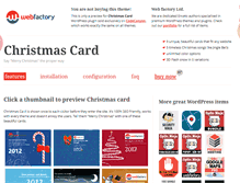 Tablet Screenshot of christmas-card.webfactoryltd.com